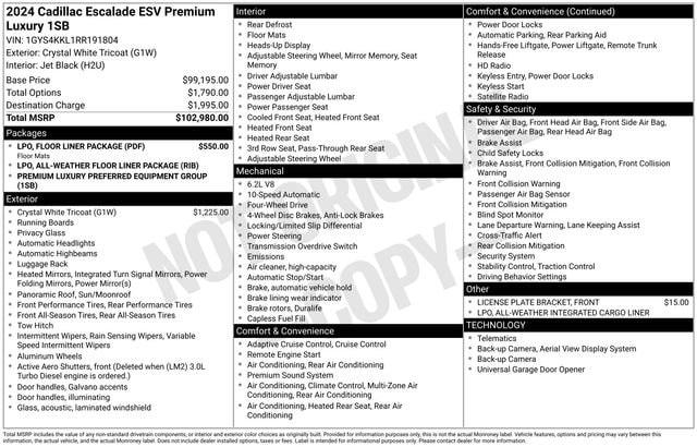 2024 Cadillac Escalade ESV Premium Luxury - Photo 37