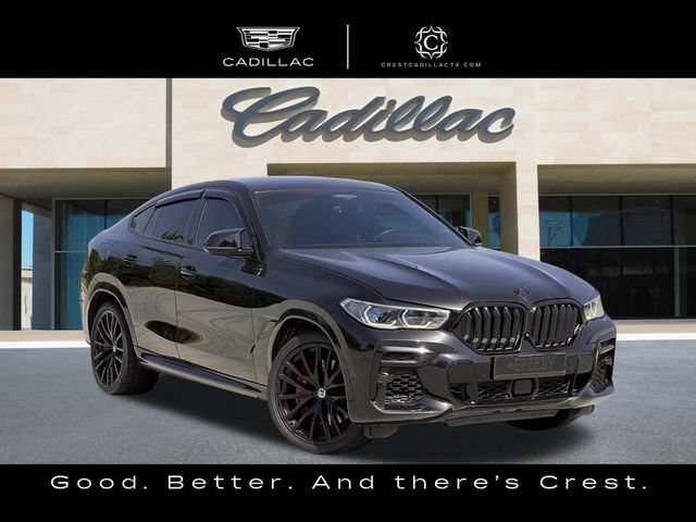 Black 2022 BMW X6 SUV / Crossover All-Wheel Drive Automatic