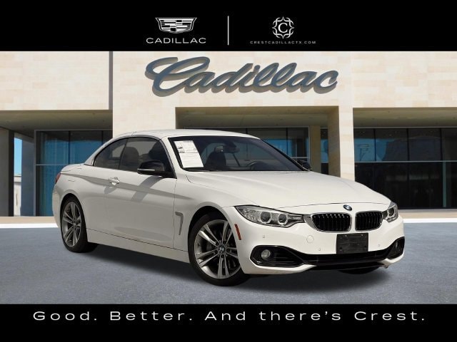 White 2014 BMW 4 Series Convertible Rear-Wheel Drive Automatic