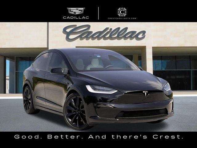 Black 2023 Tesla Model X Plaid AWD SUV / Crossover All-Wheel Drive Automatic