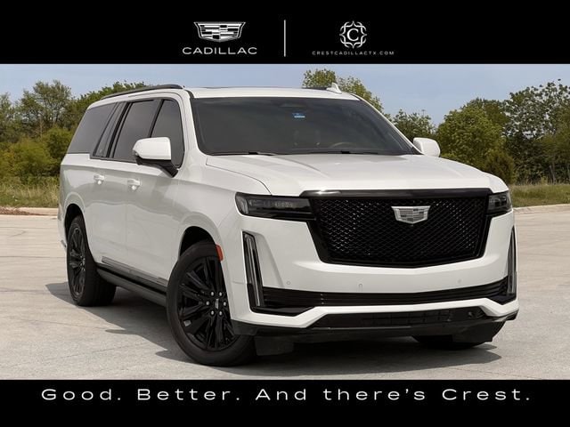 Crystal White Tricoat 2022 Cadillac Escalade ESV Sport Platinum 4WD SUV / Crossover Four-Wheel Drive Automatic