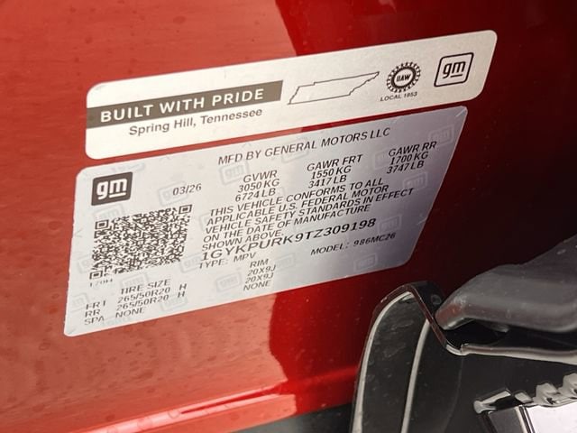 New 2026 Radiant Red Tintcoat CADILLAC Sport image 26