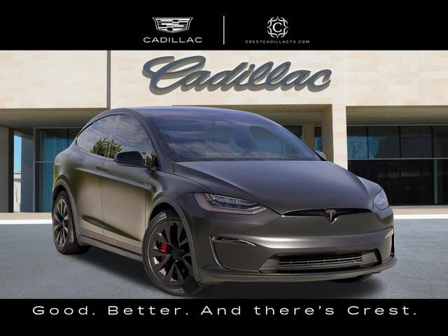 Black 2023 Tesla Model X Plaid AWD SUV / Crossover All-Wheel Drive Automatic