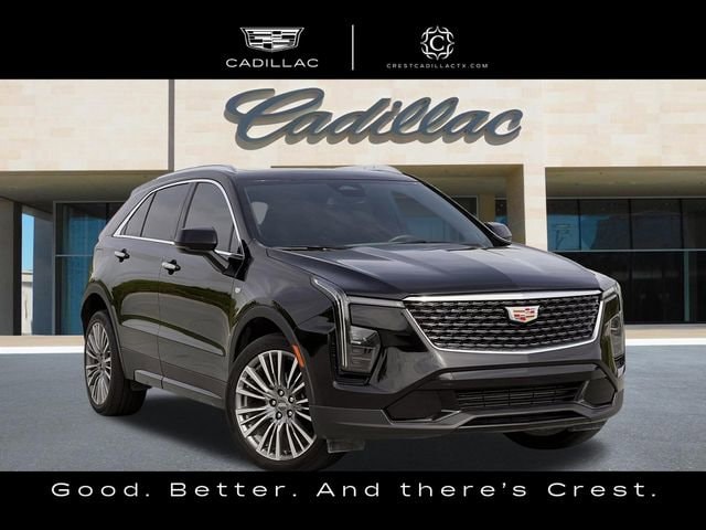 Stellar Black Metallic 2024 Cadillac XT4 Premium Luxury AWD SUV / Crossover Four-Wheel Drive Automatic