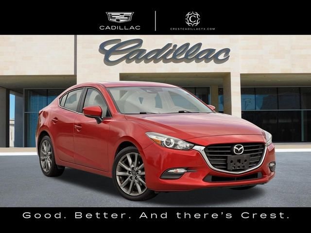 Red 2018 Mazda MAZDA3 Touring Sedan Front-Wheel Drive Automatic