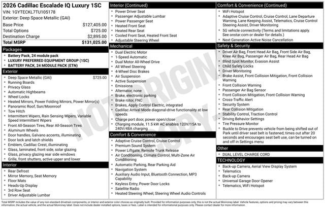 2026 Cadillac Escalade IQ Luxury - Photo 29