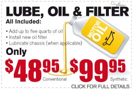 Lube, Oil & Filter