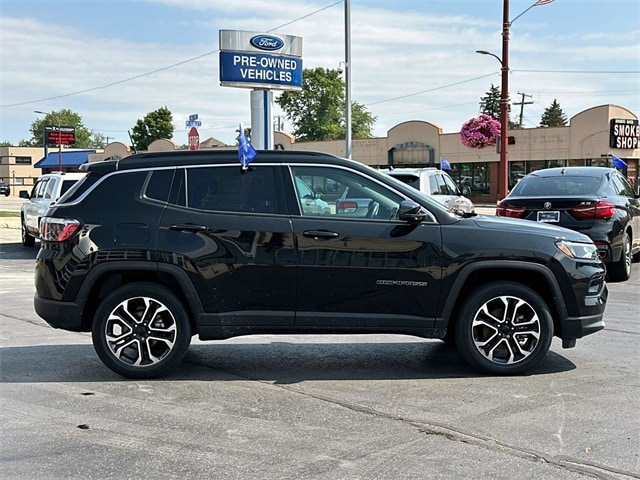 Certified 2022 Jeep Compass Limited with VIN 3C4NJDCB0NT193803 for sale in Center Line, MI