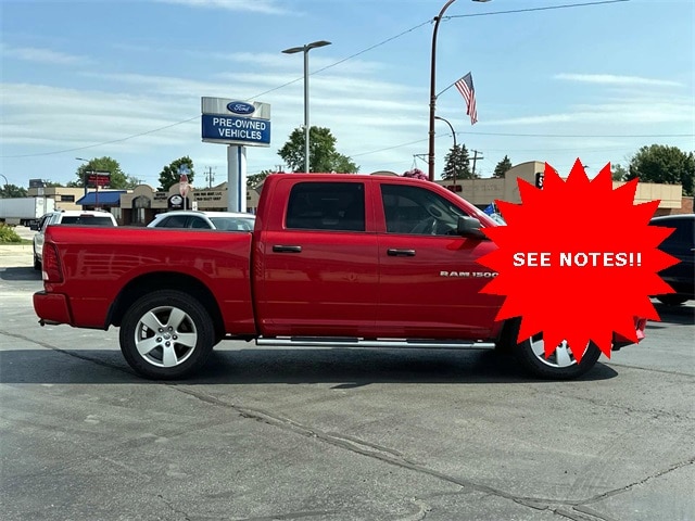 Used 2012 RAM Ram 1500 Pickup Express with VIN 1C6RD7KT8CS189895 for sale in Center Line, MI