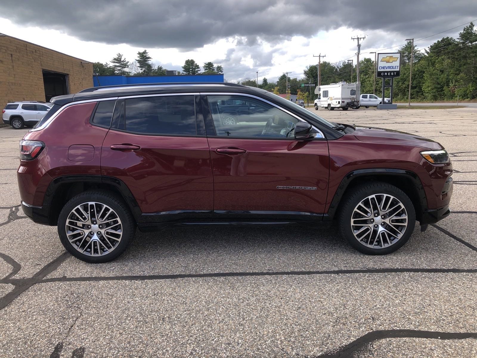 Certified 2022 Jeep Compass Limited with VIN 3C4NJDCB0NT111276 for sale in Conway, NH