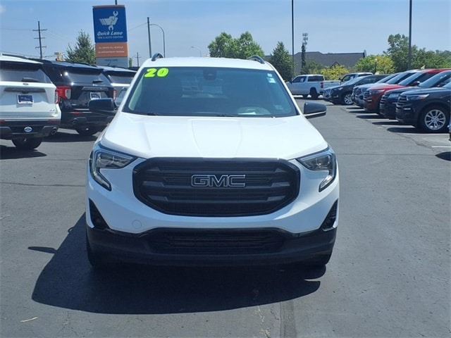 Certified 2020 GMC Terrain SLT with VIN 3GKALPEV2LL223810 for sale in Flat Rock, MI