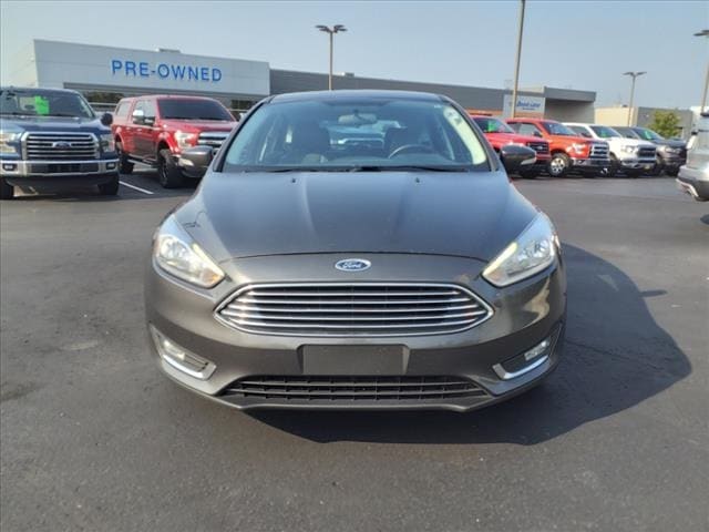 Used 2017 Ford Focus Titanium with VIN 1FADP3N20HL334022 for sale in Flat Rock, MI