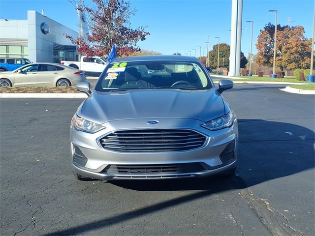 Certified 2020 Ford Fusion SE with VIN 3FA6P0HD9LR225010 for sale in Flat Rock, MI