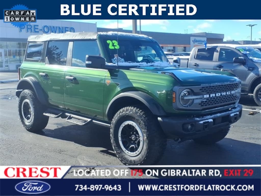 Certified 2023 Ford Bronco Badlands SUV