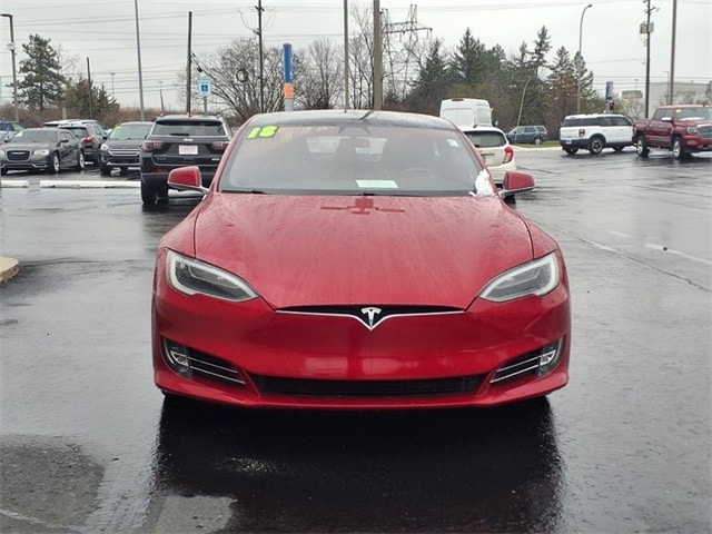 Used 2018 Tesla Model S 100D with VIN 5YJSA1E2XJF276260 for sale in Flat Rock, MI