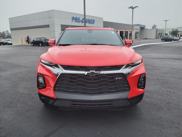 Used 2021 Chevrolet Blazer RS with VIN 3GNKBKRS4MS552545 for sale in Flat Rock, MI