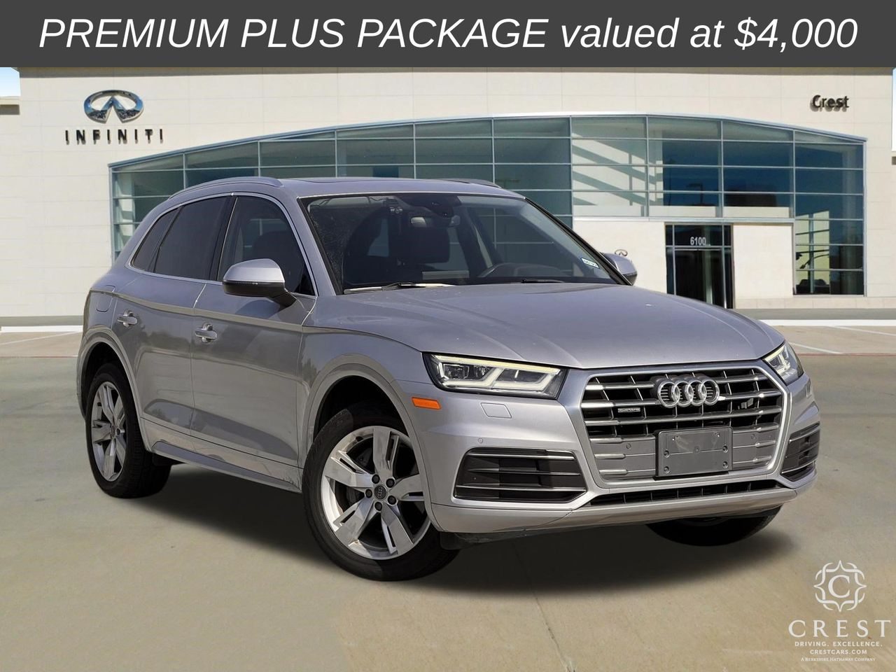 Florett Silver 2018 Audi Q5 SUV / Crossover All-Wheel Drive 7-Speed Automatic