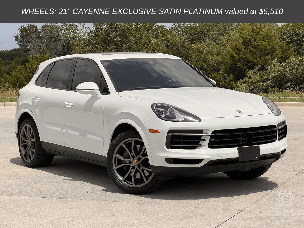 White 2019 Porsche Cayenne SUV / Crossover All-Wheel Drive 8-Speed Automatic