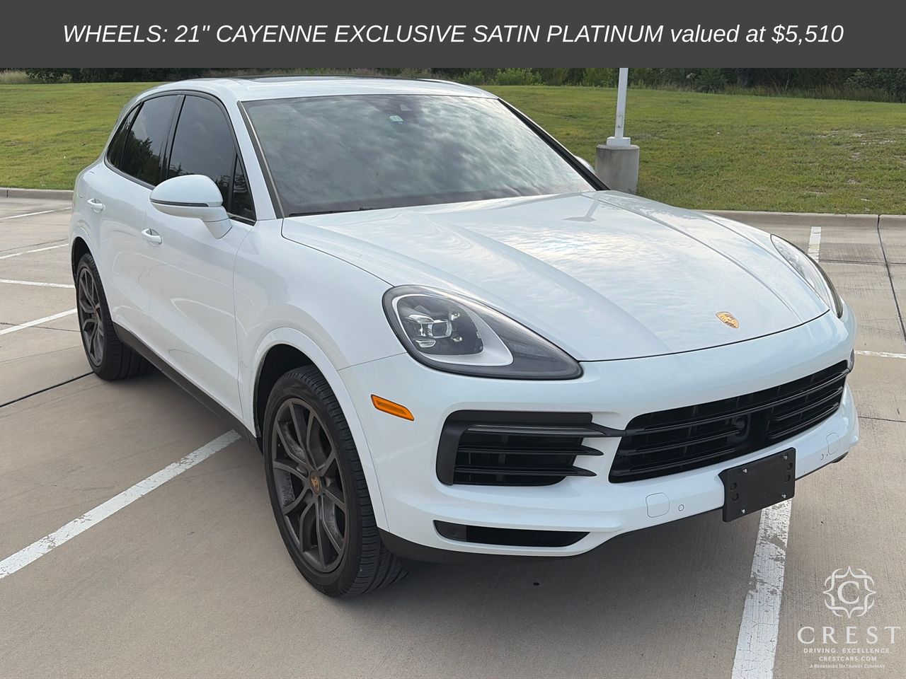 White 2019 Porsche Cayenne SUV / Crossover All-Wheel Drive 8-Speed Automatic