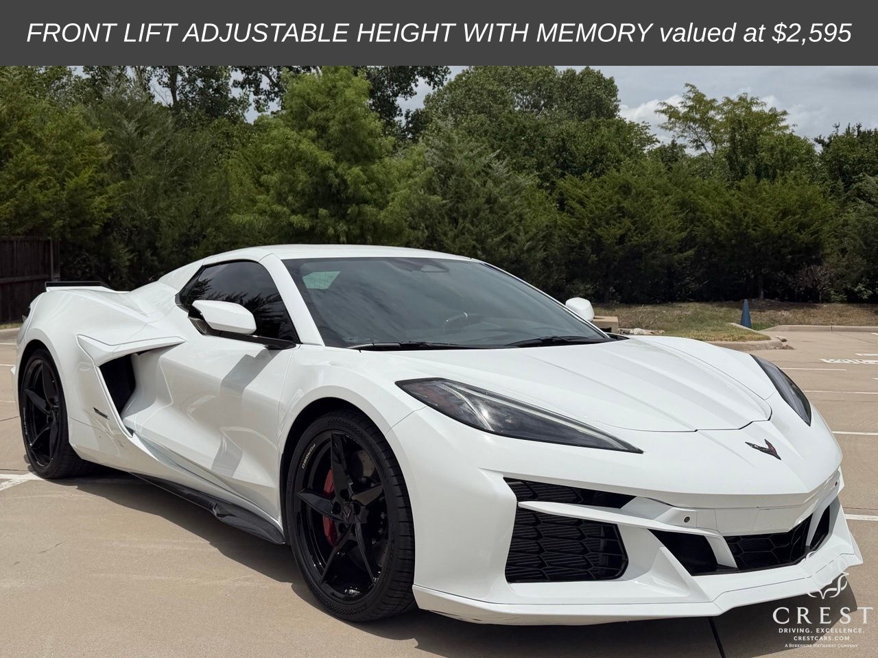 Arctic White 2025 Chevrolet Corvette E-Ray Convertible All-Wheel Drive 8-Speed Dual Clutch