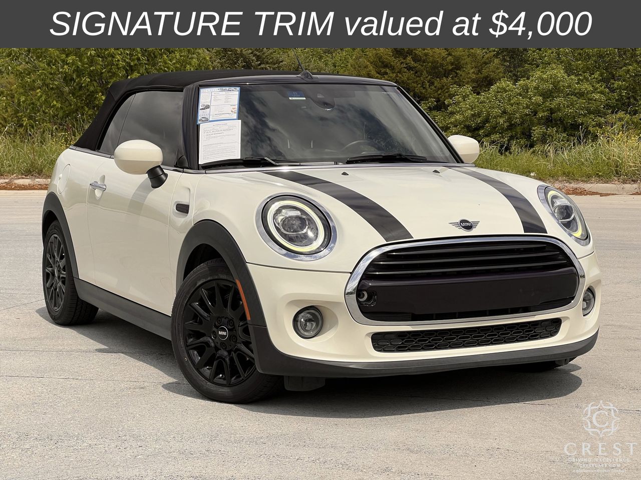 Pepper White 2021 MINI Cooper Convertible FWD Convertible Front-Wheel Drive 7-Speed Automatic