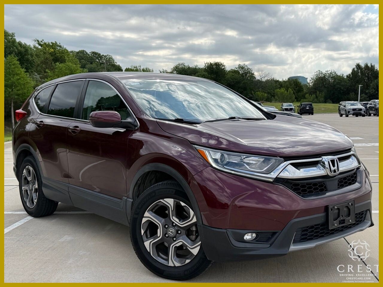 Red 2018 Honda CR-V EX-L AWD SUV / Crossover All-Wheel Drive Continuously Variable Transmission