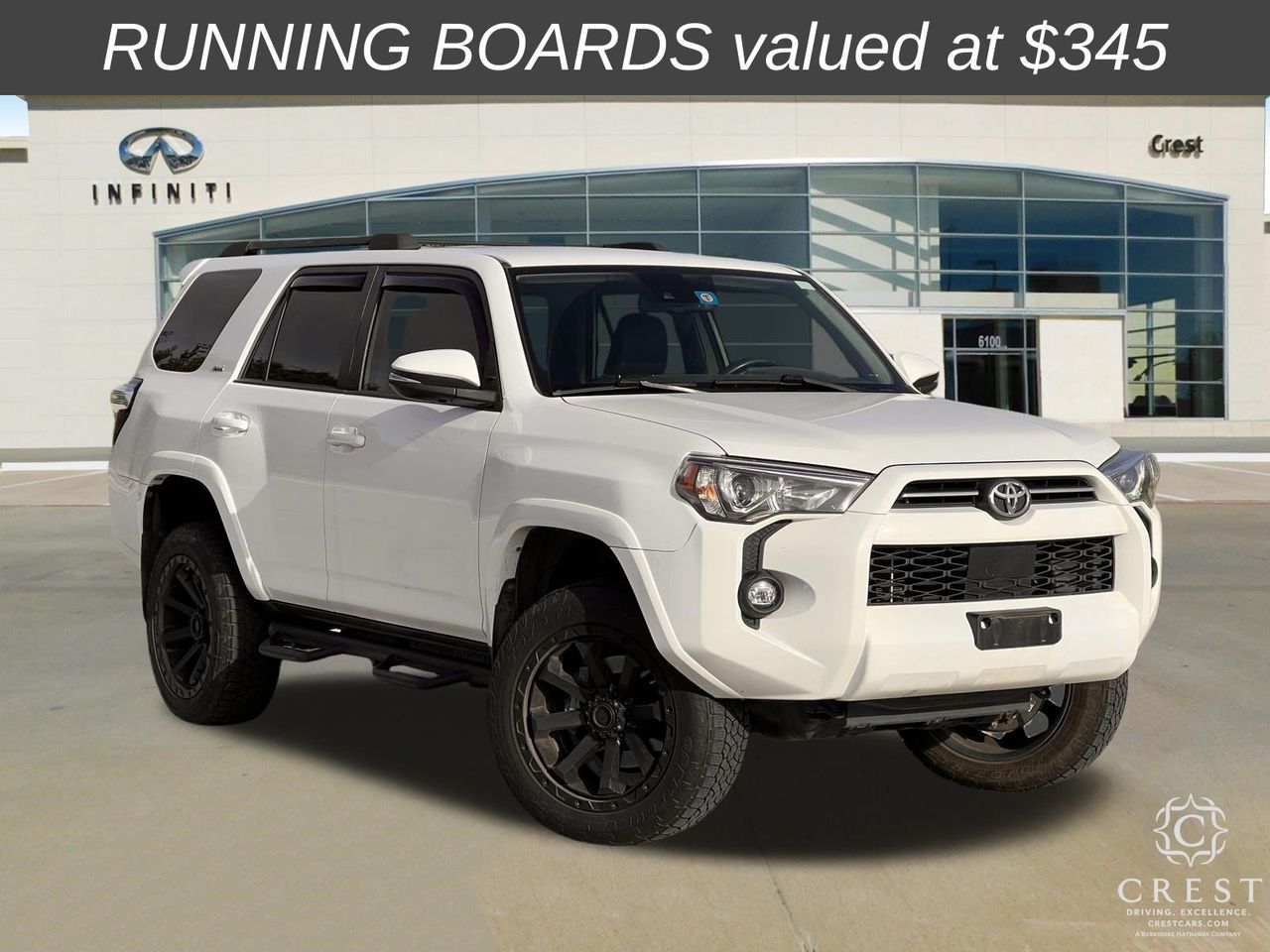 Super White 2021 Toyota 4Runner SUV / Crossover Four-Wheel Drive 5-Speed Automatic Overdrive