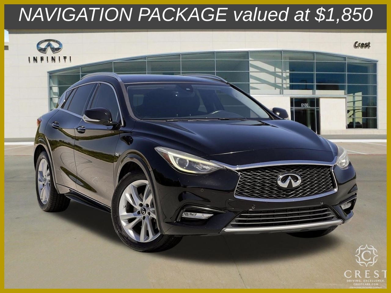 Black Obsidian 2017 INFINITI QX30 Premium FWD SUV / Crossover Front-Wheel Drive 7-Speed Automatic