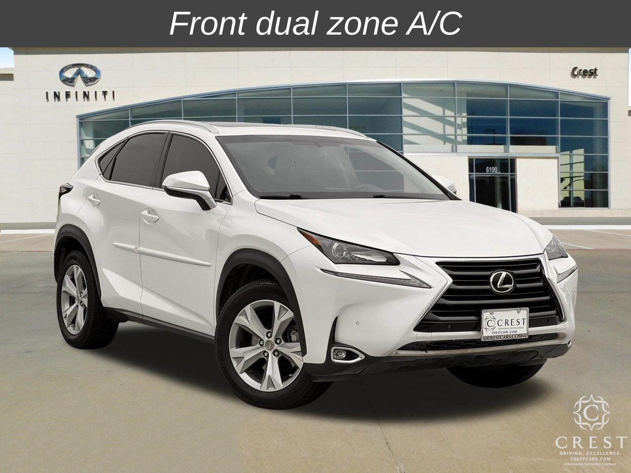 Eminent White Pearl 2017 Lexus NX 200t FWD SUV / Crossover Front-Wheel Drive 6-Speed Automatic
