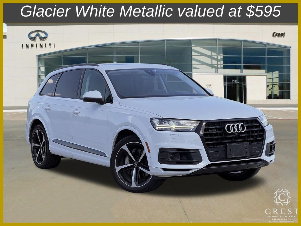 White 2019 Audi Q7 SUV / Crossover 8-Speed Automatic