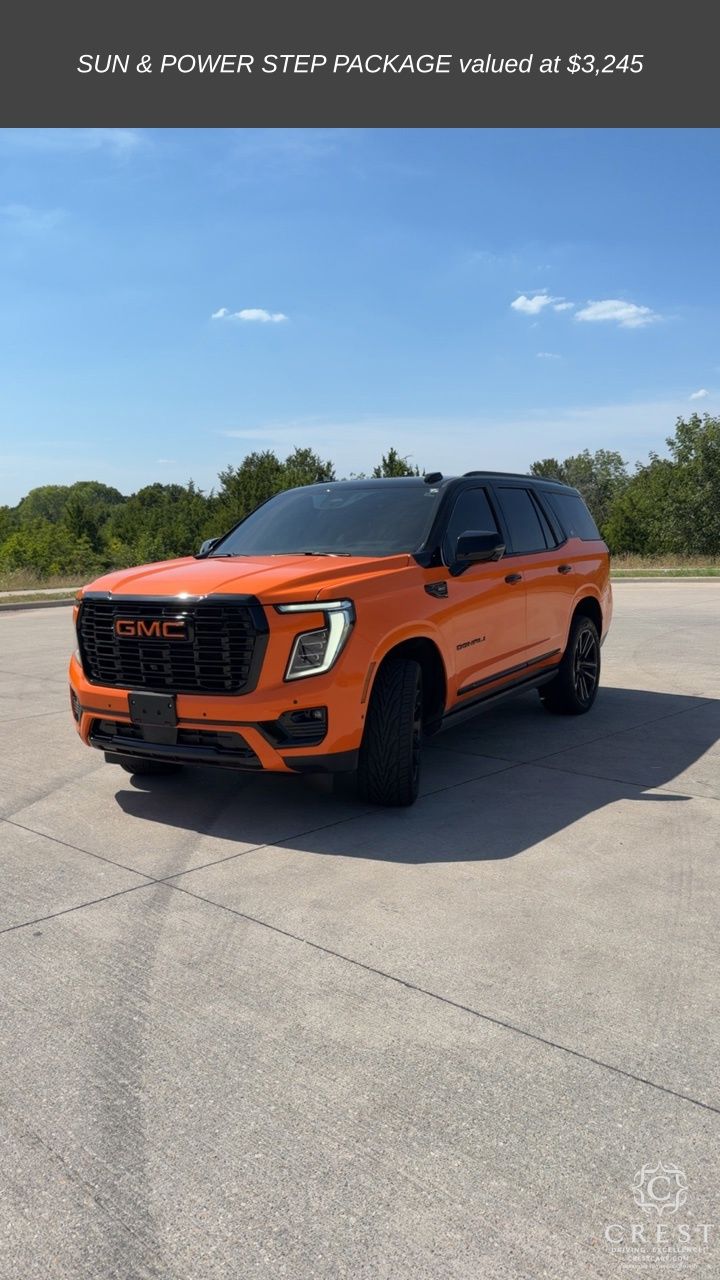 Onyx Black 2025 GMC Yukon SUV / Crossover Four-Wheel Drive