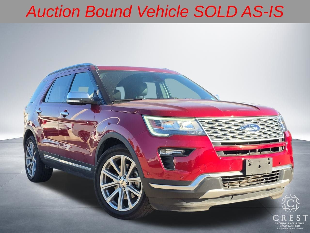 Ruby Red Metallic 2018 Ford Explorer Platinum AWD SUV / Crossover All-Wheel Drive 6-Speed Automatic