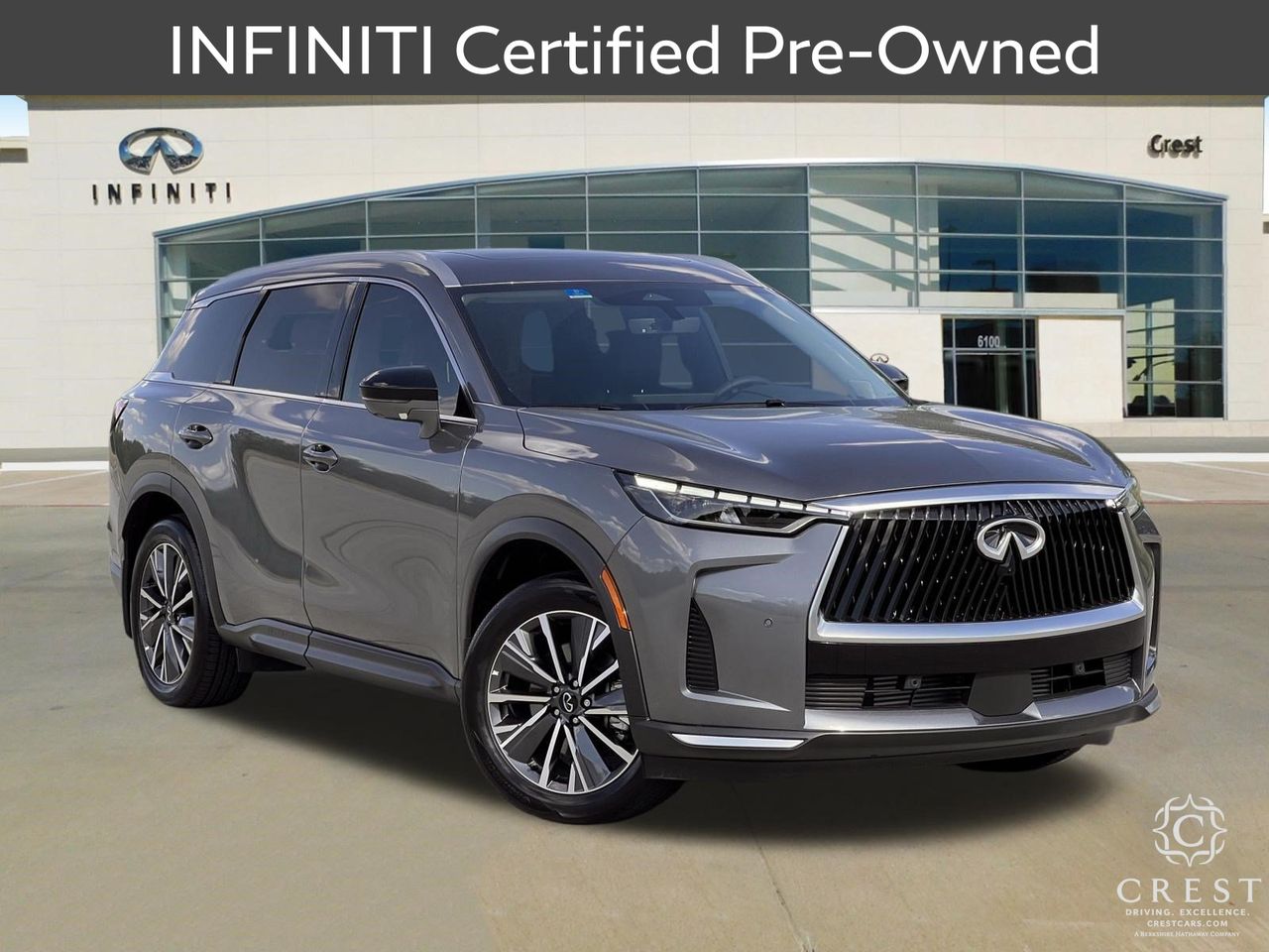 Gray (Graphite Shadow) 2027 INFINITI QX60 SUV / Crossover Front-Wheel Drive 9-Speed Automatic