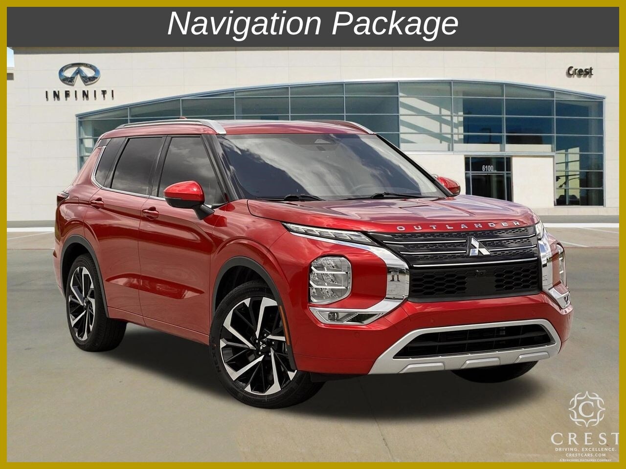 Red 2023 Mitsubishi Outlander SUV / Crossover Front-Wheel Drive Continuously Variable Transmission