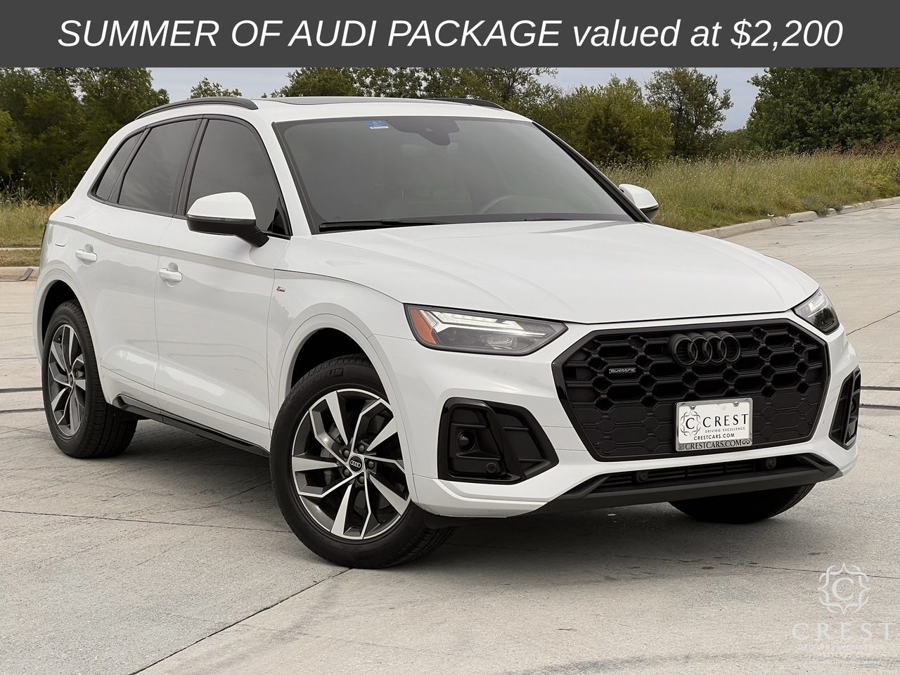 Glacier White 2024 Audi Q5 quattro Premium S Line 45 TFSI SUV / Crossover All-Wheel Drive 7-Speed Automatic