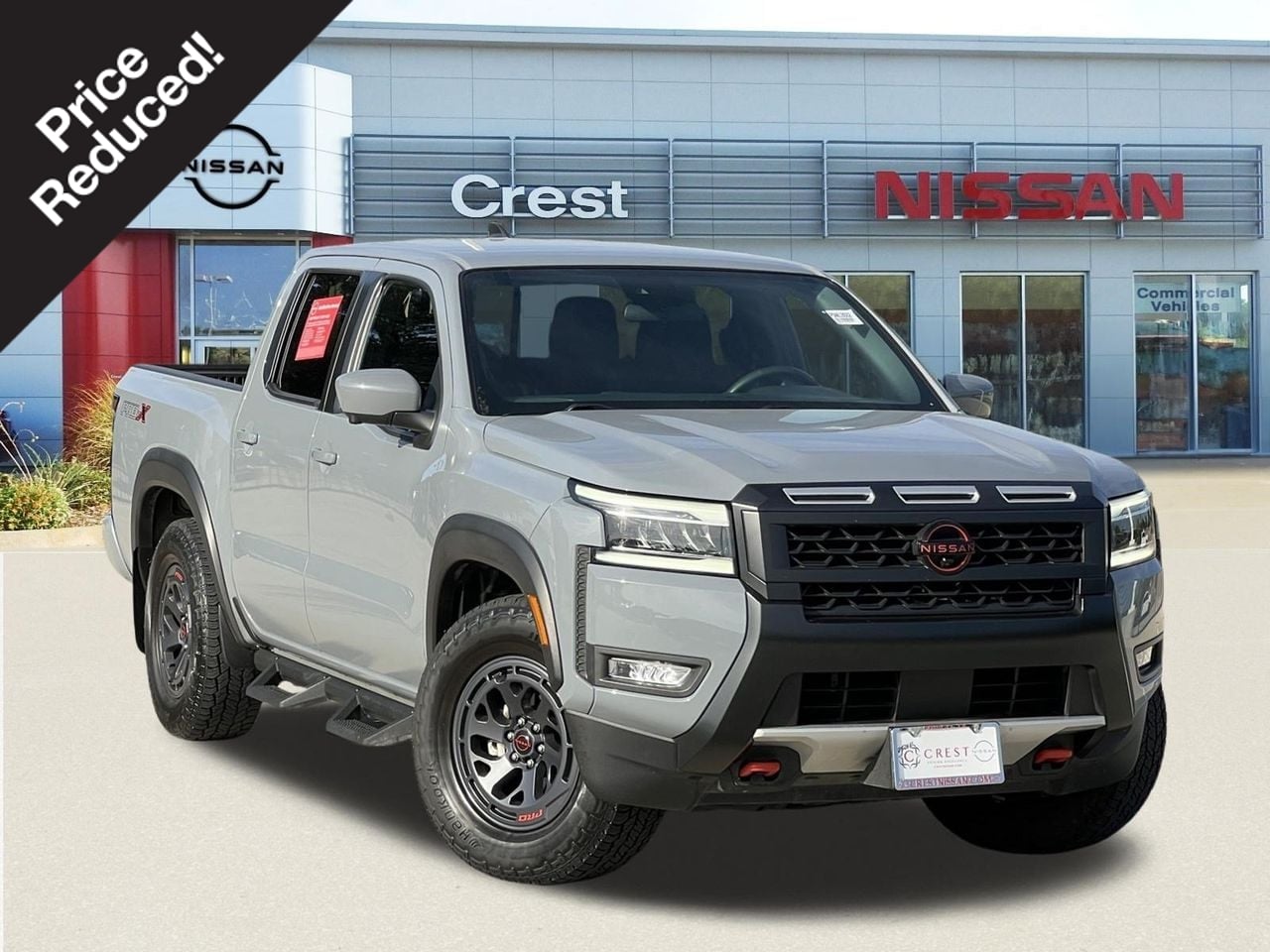 Boulder Gray Pearl 2025 Nissan Frontier Pickup Truck 4X2 9-Speed Automatic Overdrive