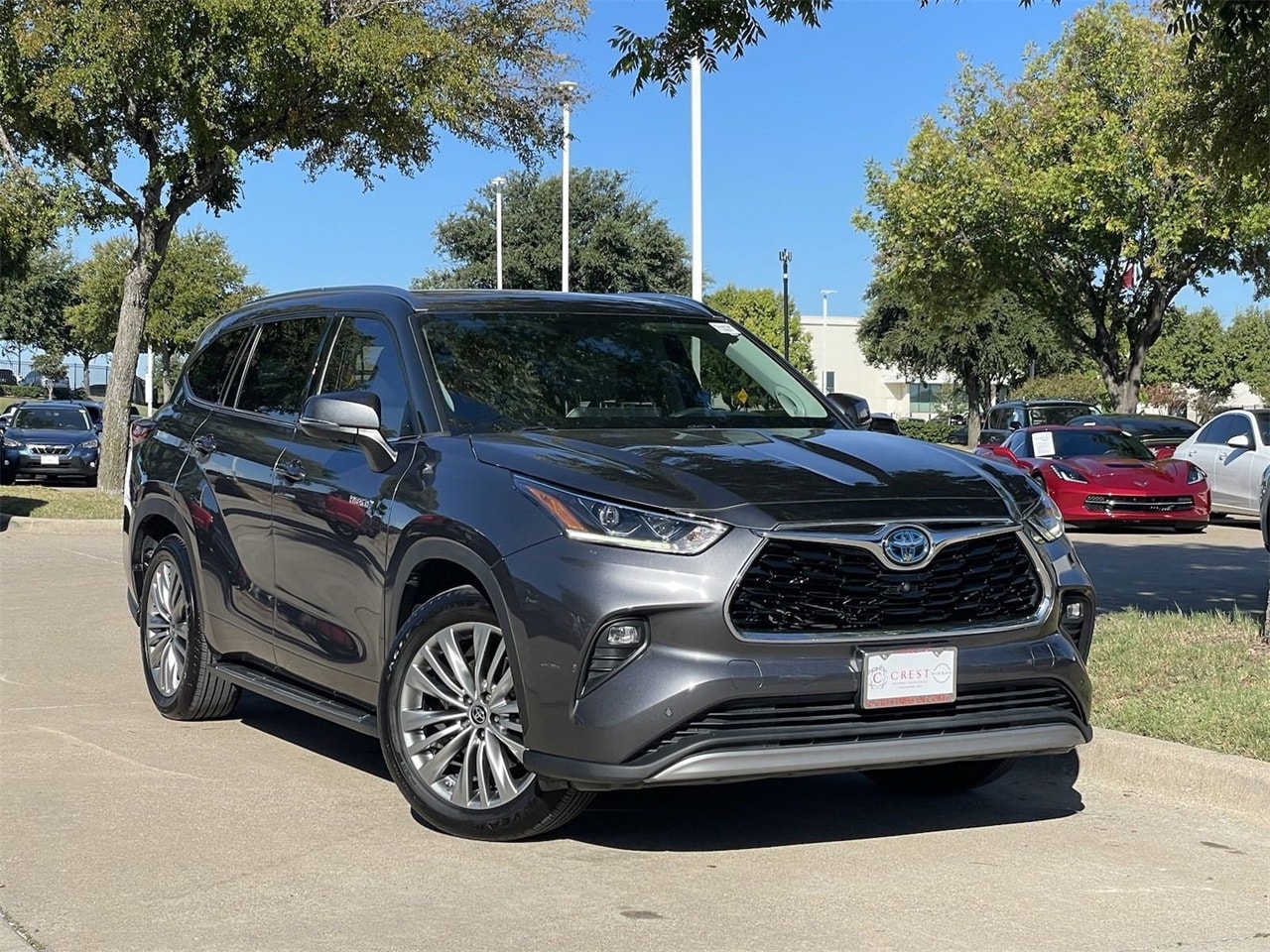 Used 2021 Toyota Highlander Platinum with VIN 5TDFARAH7MS006879 for sale in Frisco, TX