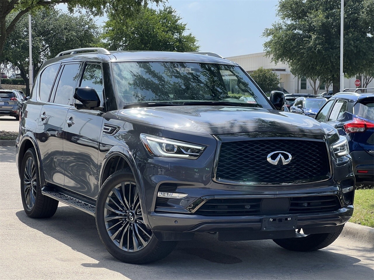 Used 2024 INFINITI QX80 Sensory 4WD with VIN JN8AZ2BE7R9331749 for sale in Frisco, TX