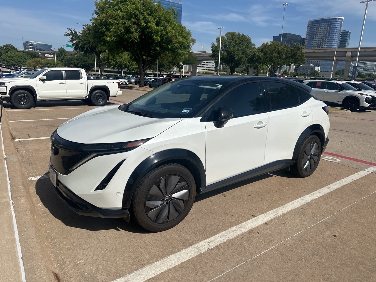 Certified 2023 Nissan Ariya Platinum+ with VIN JN1DF0CD1PM707645 for sale in Frisco, TX