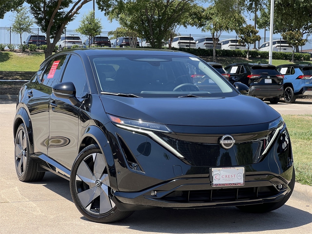 Certified 2023 Nissan Ariya Platinum+ with VIN JN1DF0CD6PM706636 for sale in Frisco, TX