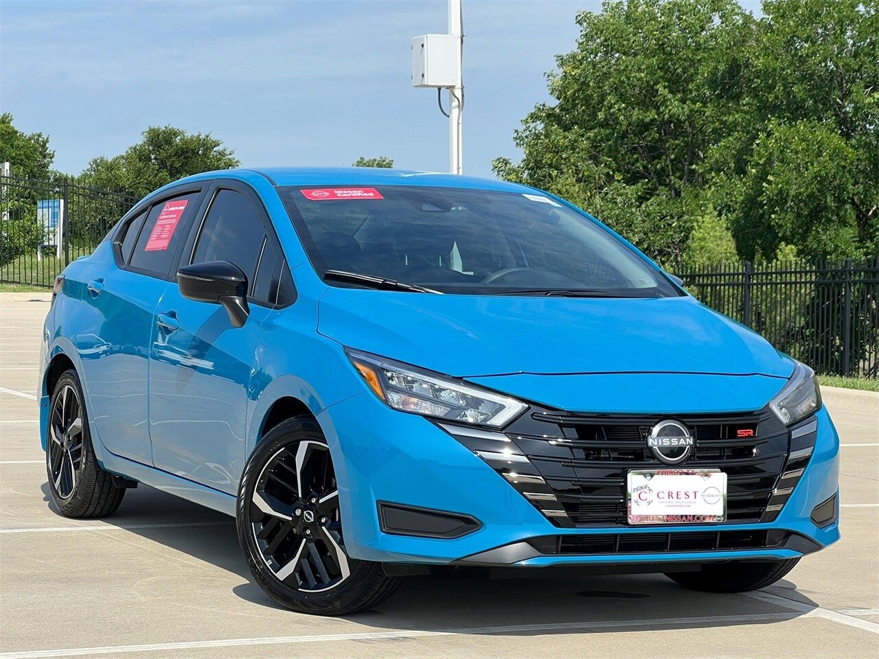 Certified 2025 Nissan Versa Sedan SR with VIN 3N1CN8FV4SL812393 for sale in Frisco, TX