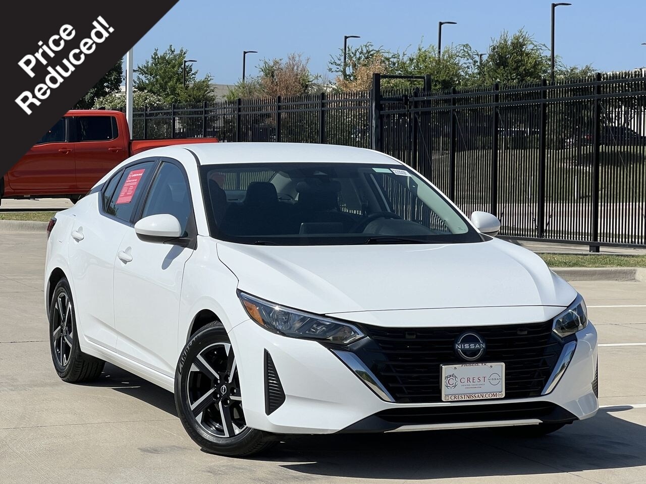 White (Fresh Powder) 2025 Nissan Sentra Sedan Front-Wheel Drive Continuously Variable Transmission