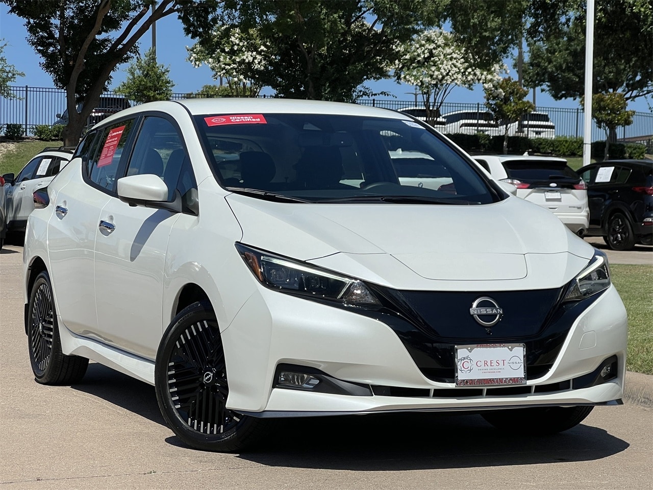 Certified 2024 Nissan LEAF SV PLUS with VIN 1N4CZ1CVXRC554115 for sale in Frisco, TX