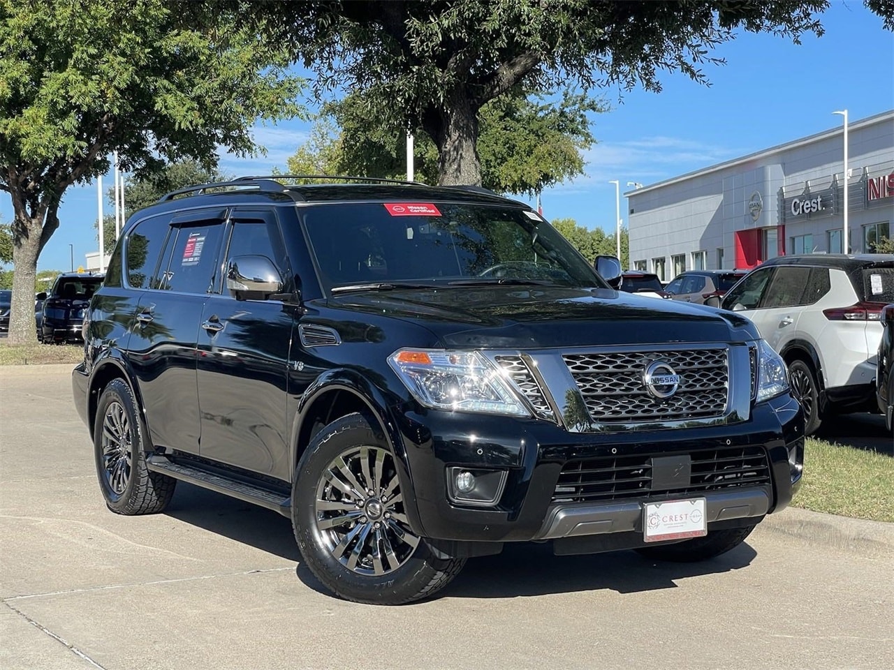 Certified 2019 Nissan Armada Platinum with VIN JN8AY2NF0K9352049 for sale in Frisco, TX