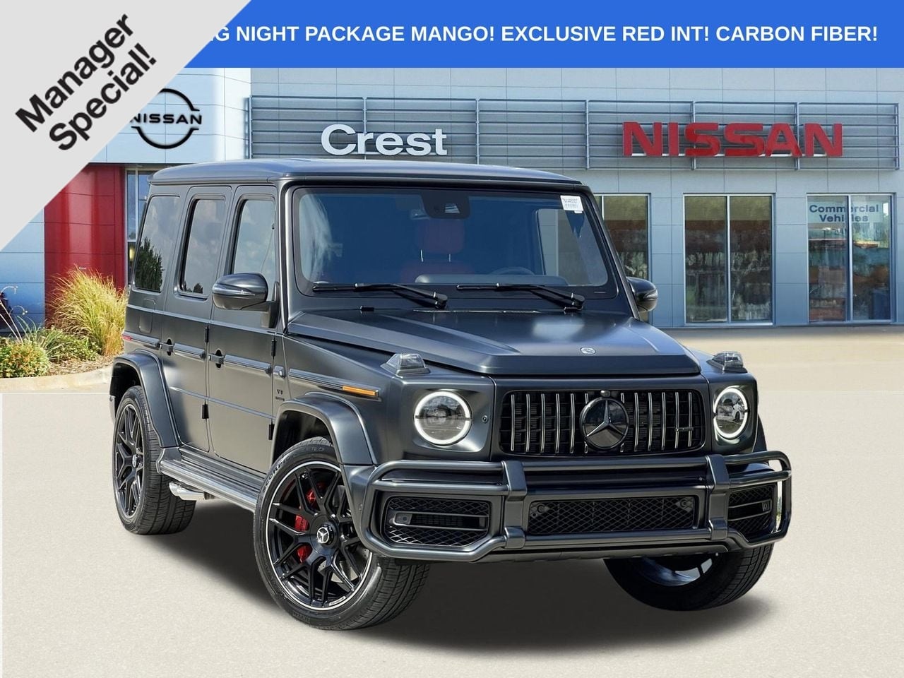 Manufaktur Night Black Magno 2022 Mercedes-Benz G-Class SUV / Crossover All-Wheel Drive 9-Speed Automatic