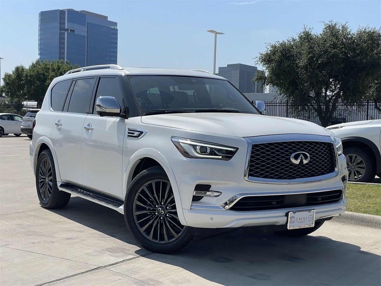 Used 2023 INFINITI QX80 Sensory with VIN JN8AZ2BF2P9755443 for sale in Frisco, TX