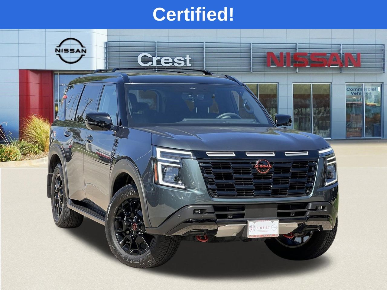 Alpine Metallic Super Black 2025 Nissan Armada PRO-4X 4WD SUV / Crossover Four-Wheel Drive 9-Speed Automatic