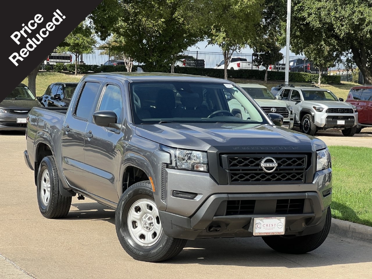 Gray (Gun Metallic) 2023 Nissan Frontier Pickup Truck Four-Wheel Drive 9-Speed Automatic