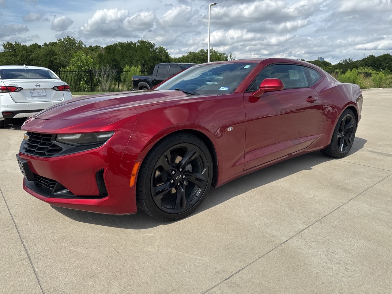 Used 2021 Chevrolet Camaro 1LT with VIN 1G1FB1RSXM0107165 for sale in Frisco, TX