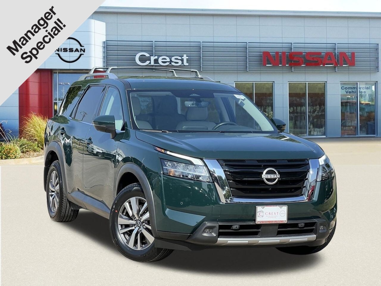 Black (Obsidian Green Pearl) 2023 Nissan Pathfinder SUV / Crossover All-Wheel Drive 9-Speed Automatic